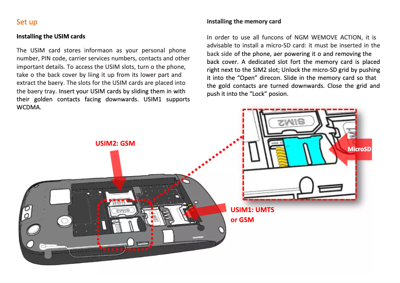 Page 1 de la notice Manuel utilisateur NGM WeMove Action
