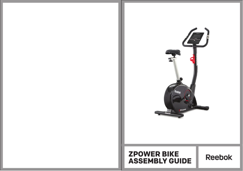 Page n°1 - Manuel utilisateur Reebok ZJET 460