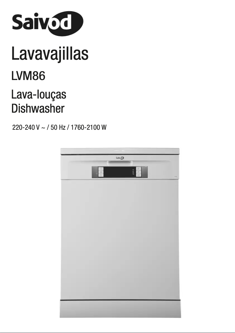Image de la première page du manuel de l'appareil LVM 86