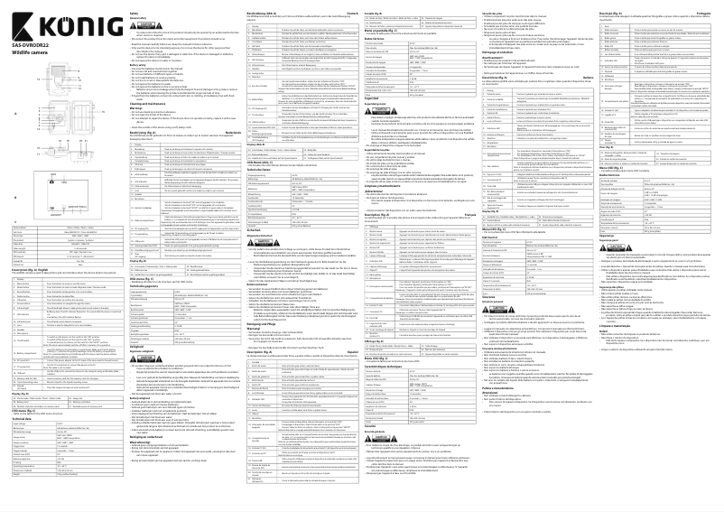Page n°1 - Manuel utilisateur Konig SAS-DVRODR22