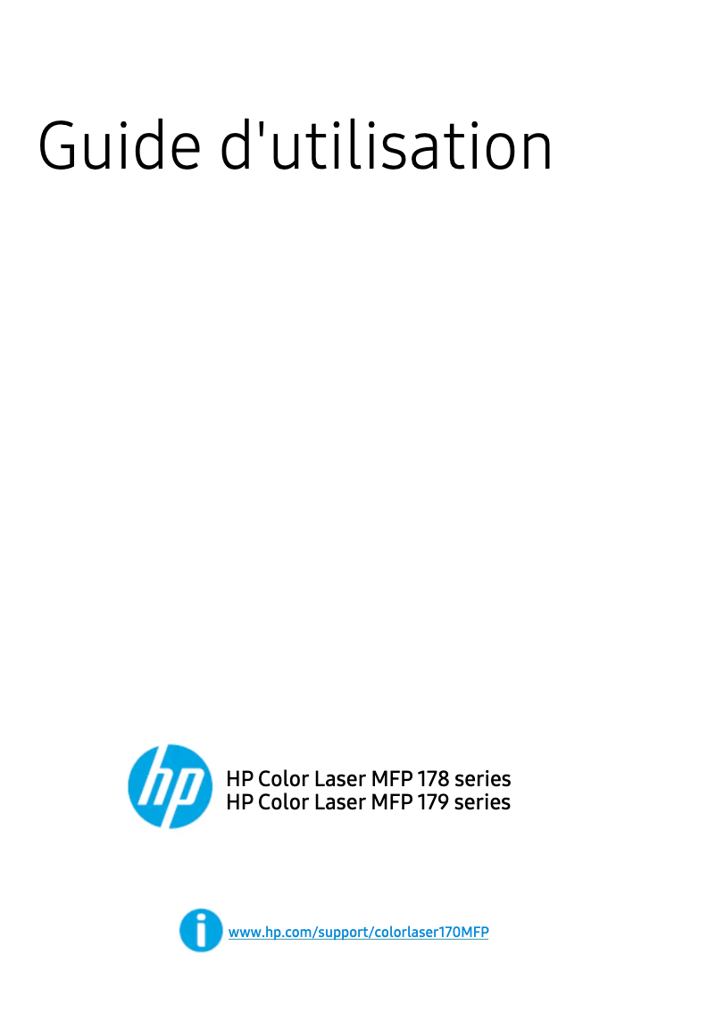 Page n°1 - Manuel utilisateur HP Color Laser MFP 170