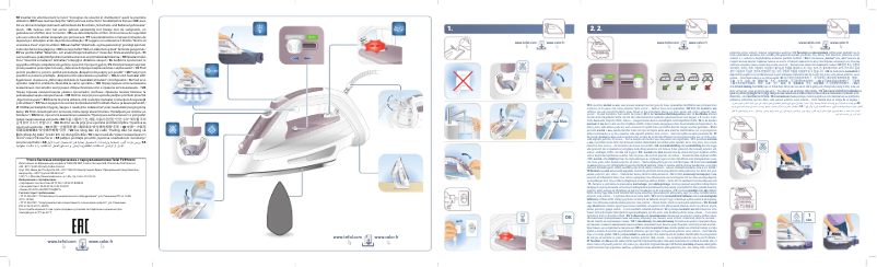 Page 1 de la notice Manuel utilisateur Tefal Smart Protect FV4980