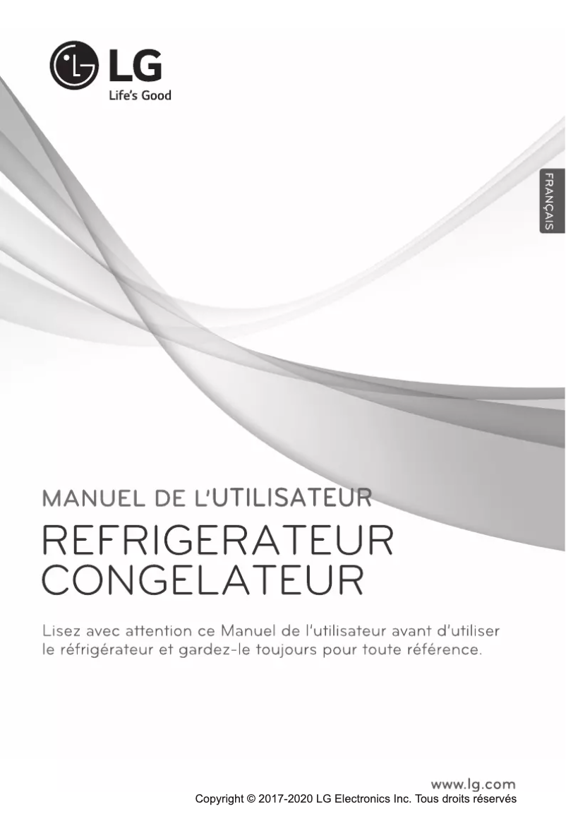 Image de la première page du manuel de l'appareil GC-B389SLQZ