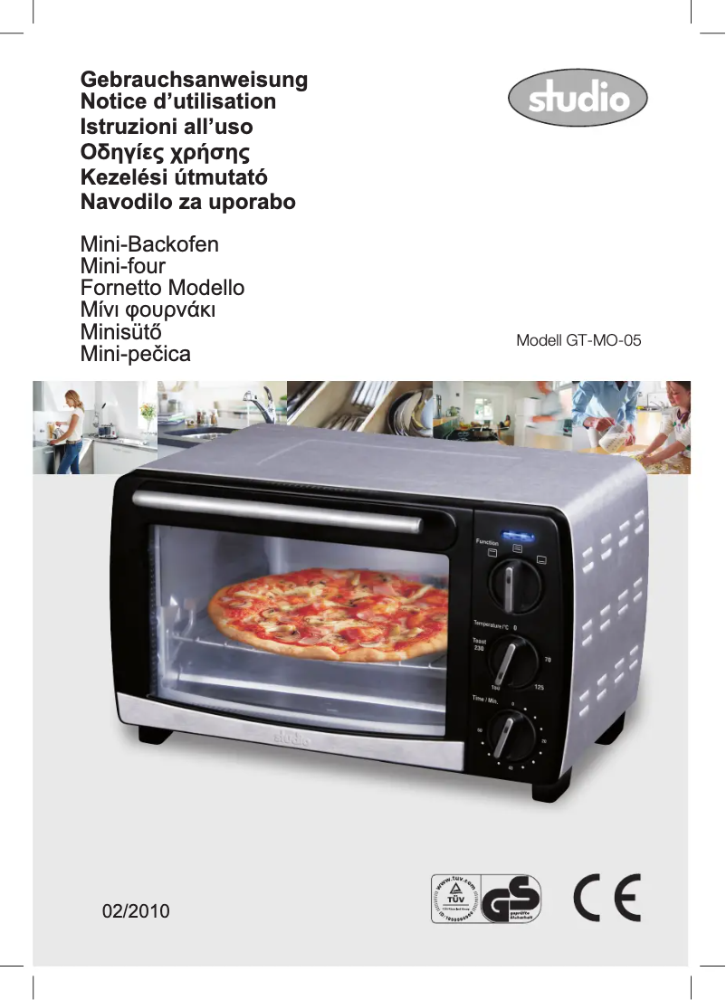 Image de la première page du manuel de l'appareil GT-MO-05