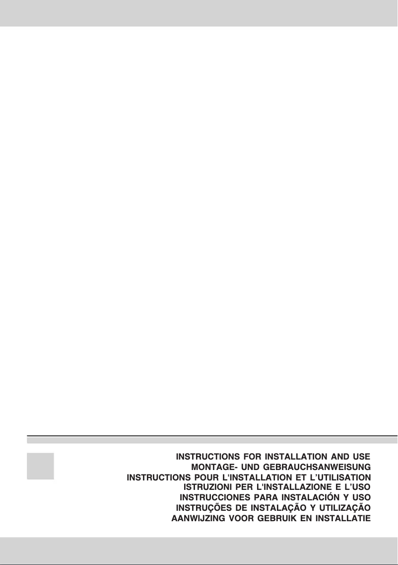 Page n°1 - Manuel utilisateur Rosieres RHI693SPIN