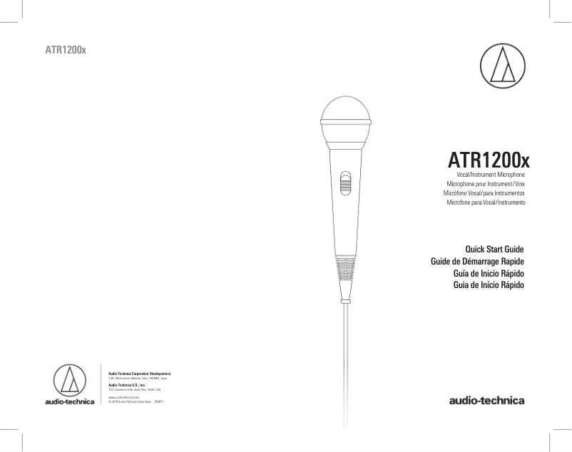 Image de la première page du manuel de l'appareil ATR1200x
