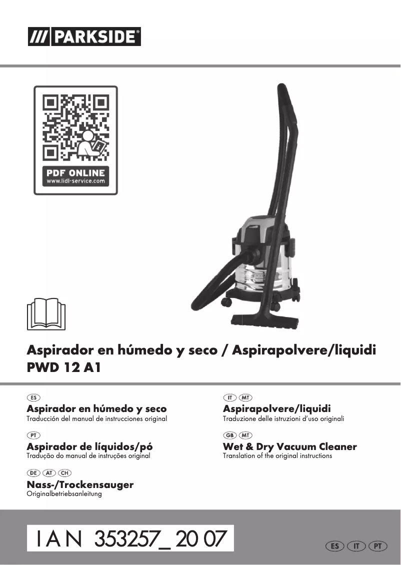 Image de la première page du manuel de l'appareil PWD 12 A1