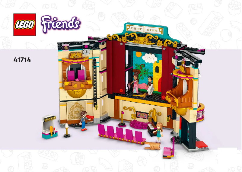 Page n°1 - Consignes visuelles Lego Friends 41714