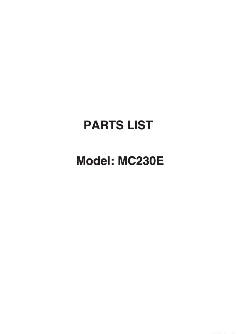 Page n°1 - Mode d'emploi Janome Memory Craft 230E