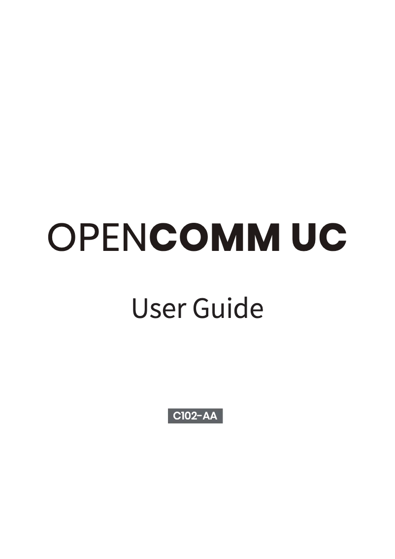 Page 1 de la notice Manuel utilisateur Shokz OpenComm C110