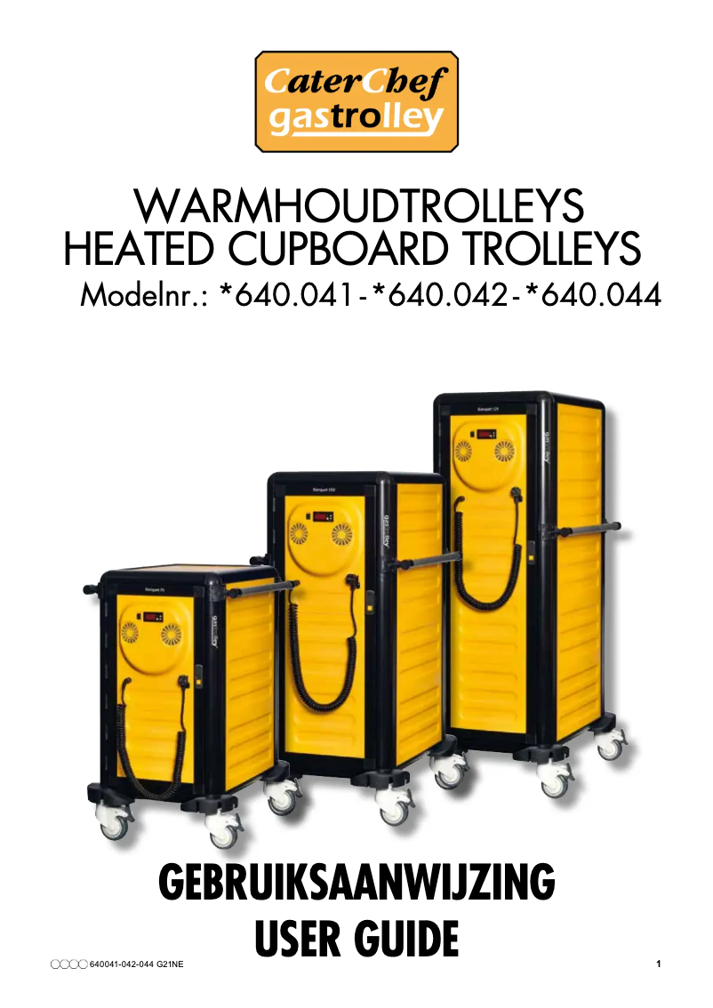 Image de la première page du manuel de l'appareil 640041