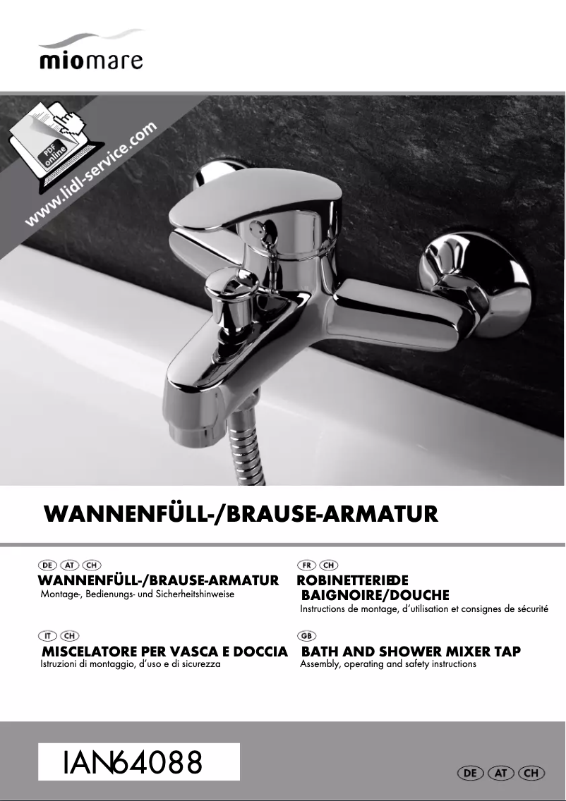 Image de la première page du manuel de l'appareil IAN 64088