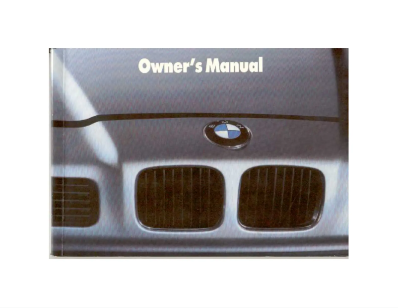 Image de la première page du manuel de l'appareil 850i Coupe (1989)