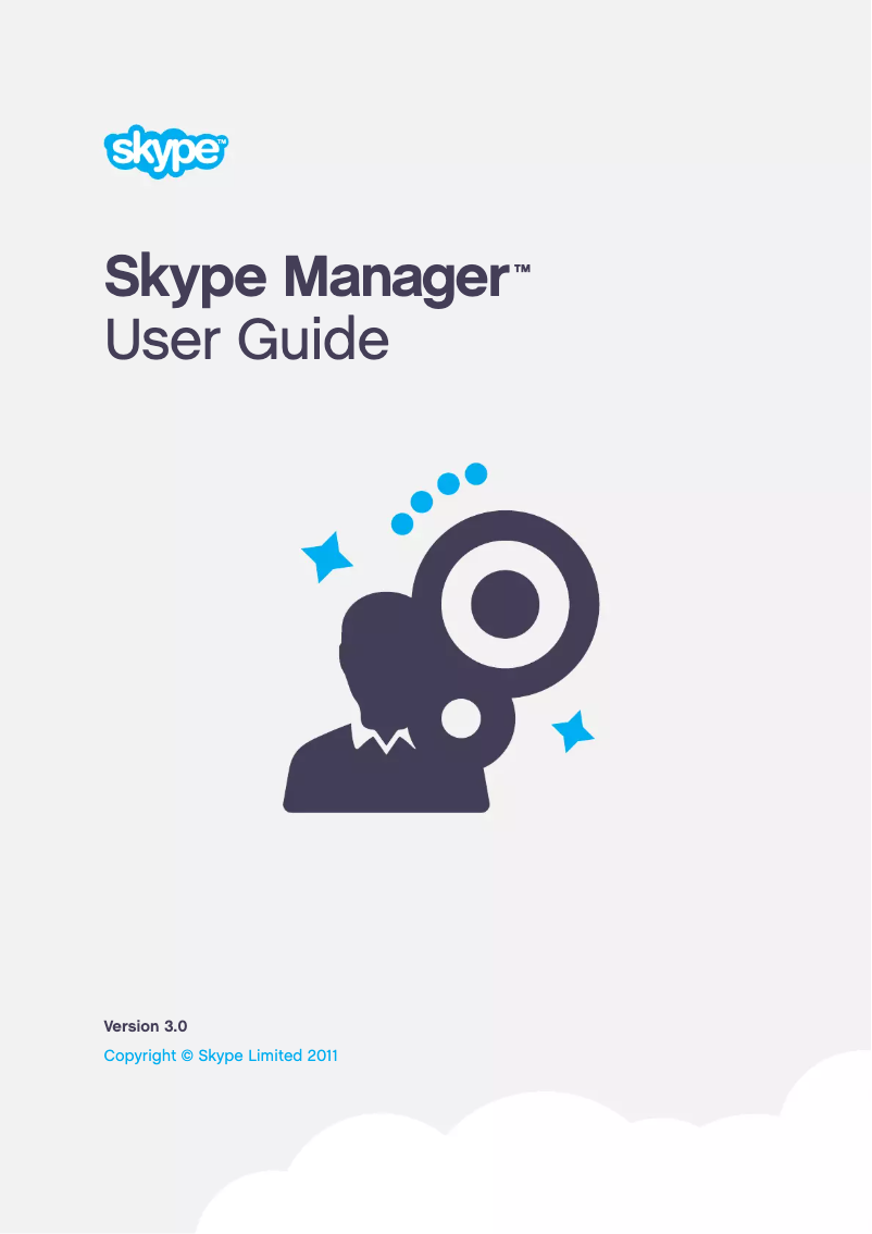 Página 1 del manual Manual de usuario Skype Manager 3.0