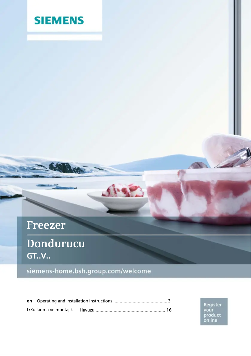 Image de la première page du manuel de l'appareil GT15VNW30N