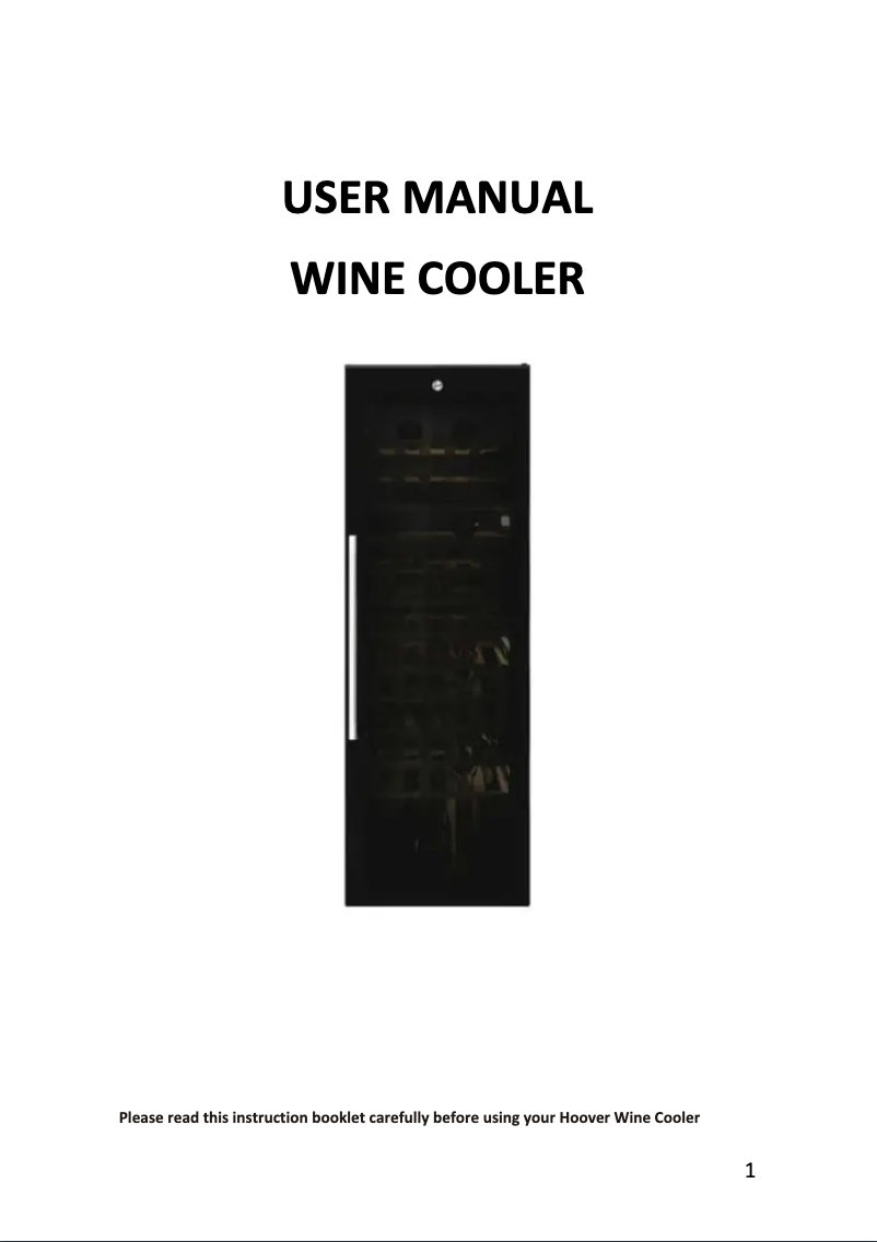 Image de la première page du manuel de l'appareil HWC 200 EELW/N