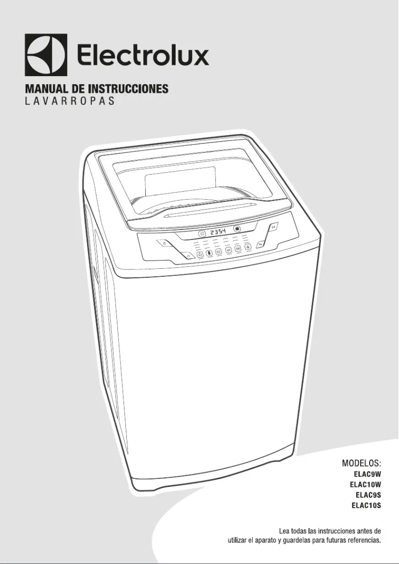 Image de la première page du manuel de l'appareil ELAC10S