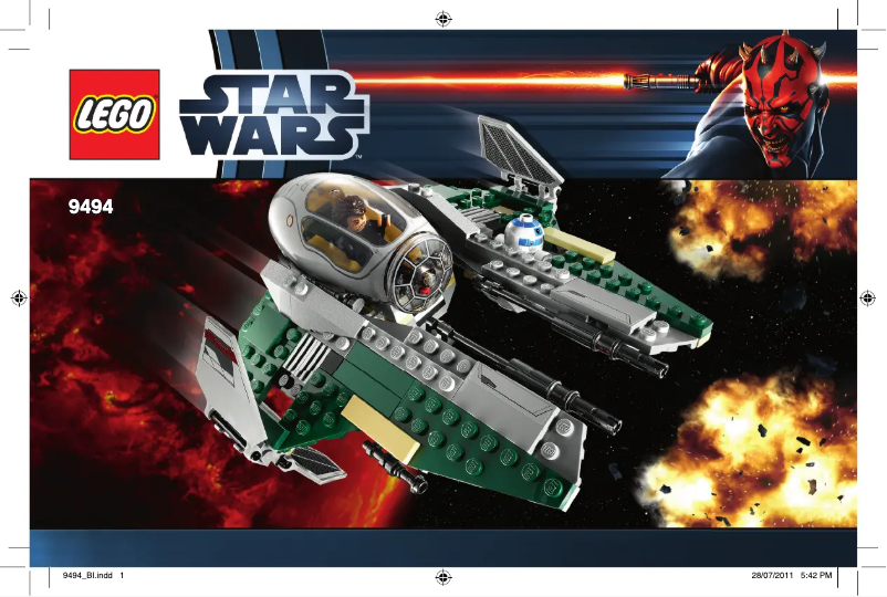 Image de la première page du manuel de l'appareil Anakin's Jedi Interceptor (TM)