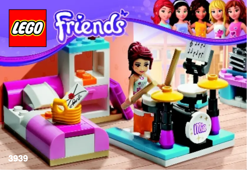 Page 1 de la notice Manuel utilisateur Lego Mia's Bedroom