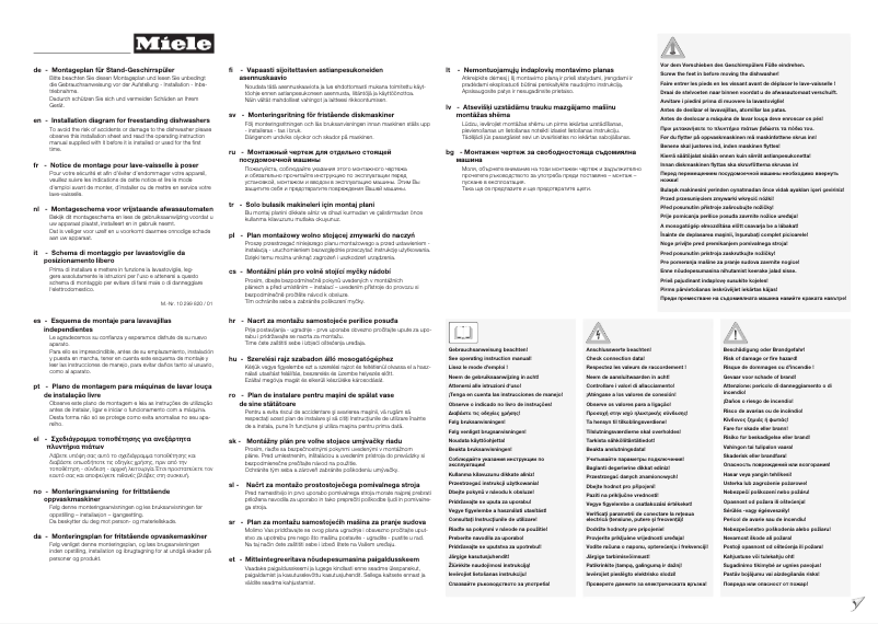 Page n°1 - Manuel utilisateur Miele G 4930 SCi