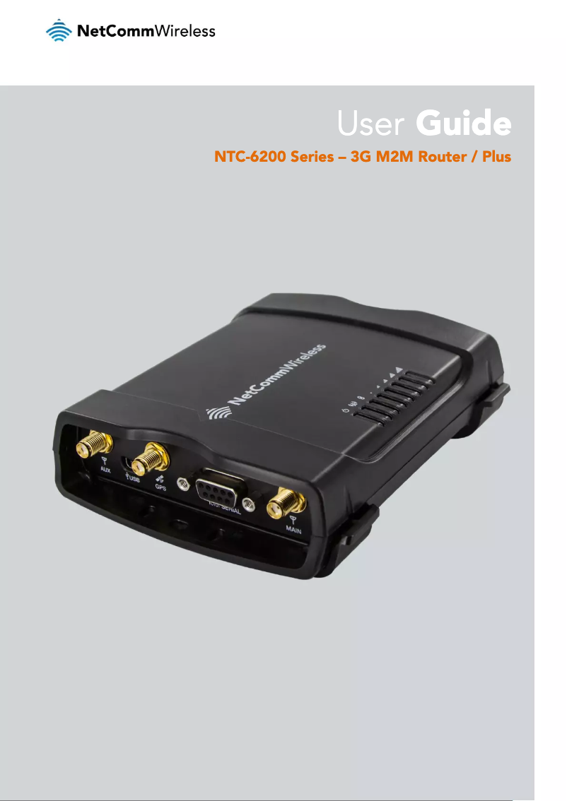 Image de la première page du manuel de l'appareil NTC-6200-02