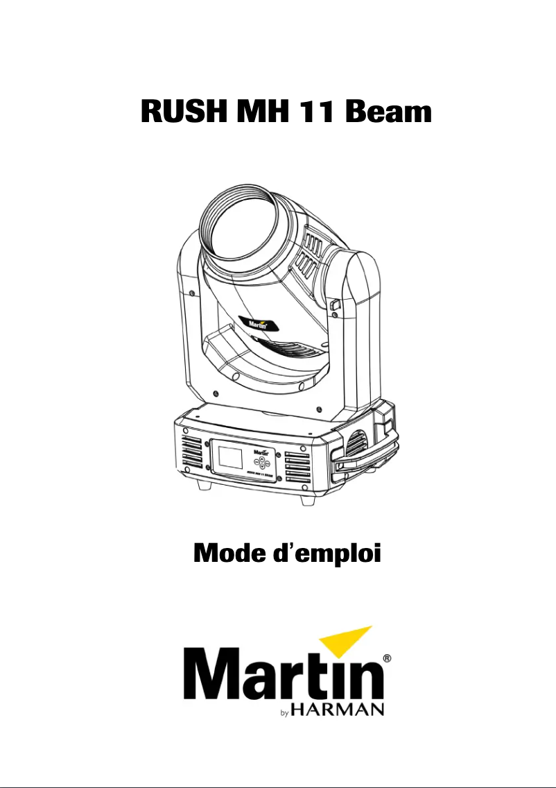 Image de la première page du manuel de l'appareil RUSH MH 11 Beam