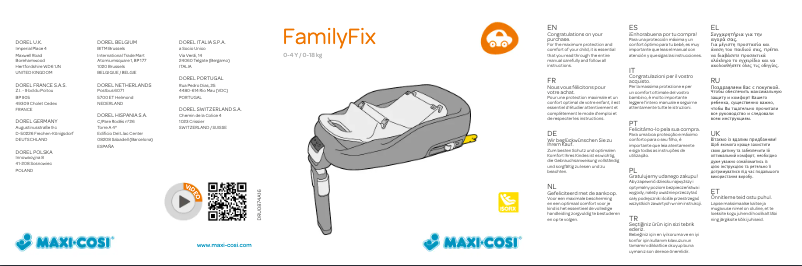 Image de la première page du manuel de l'appareil FamilyFix