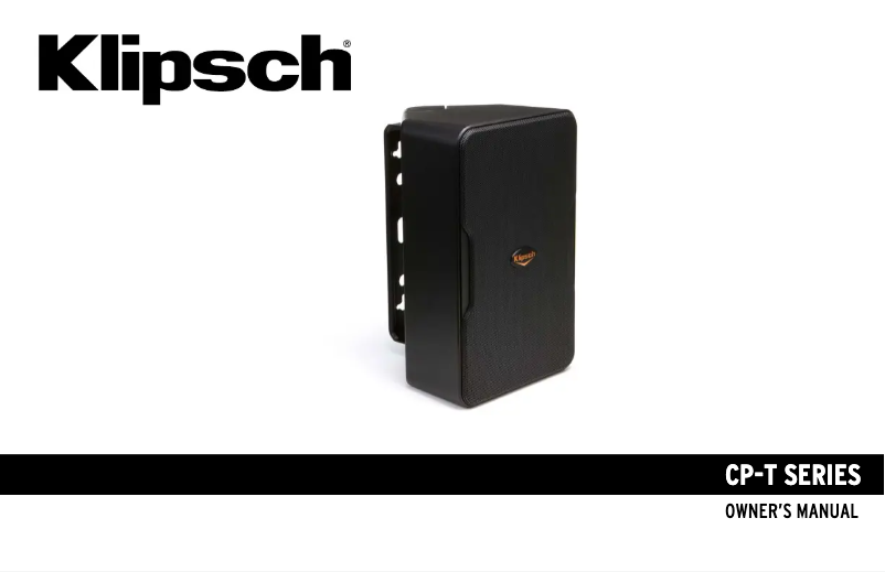 Página 1 del manual Manual de usuario Klipsch CP-4