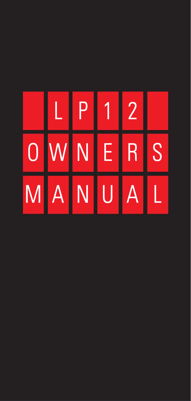 Page 1 de la notice Manuel utilisateur Linn Selekt LP12