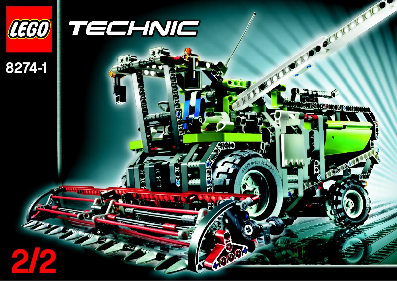 Page 1 de la notice Manuel utilisateur Lego Technic 8274