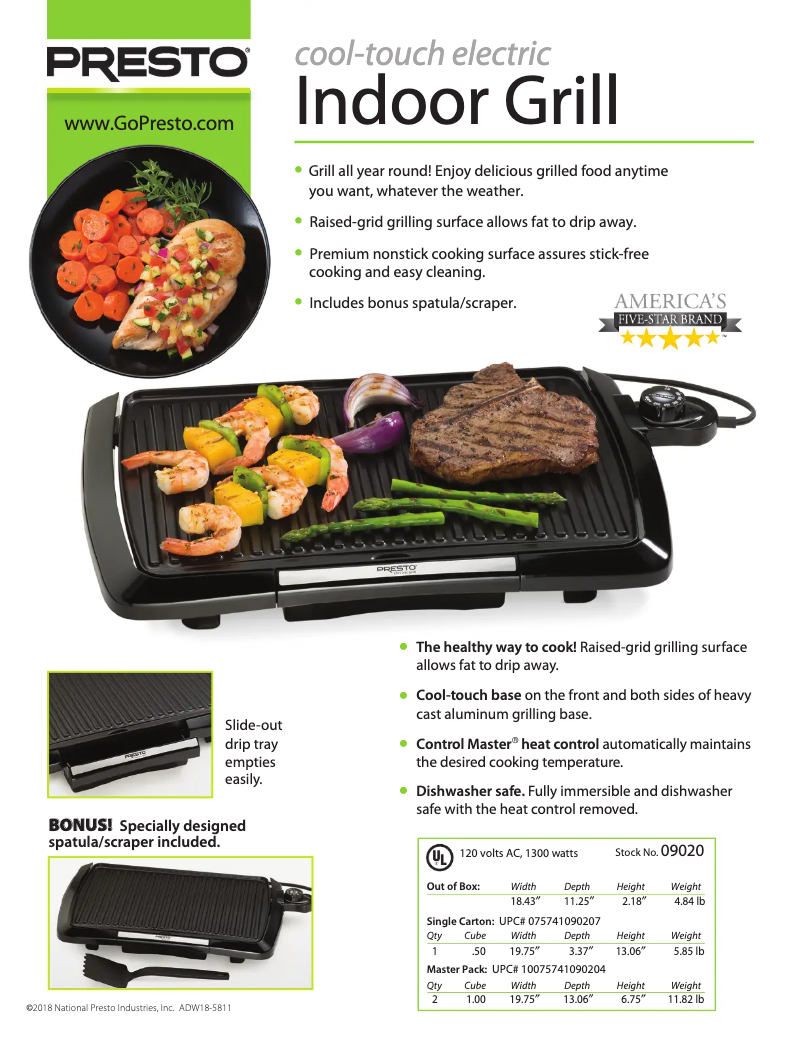 Image de la première page du manuel de l'appareil Cool Touch Electric 09020