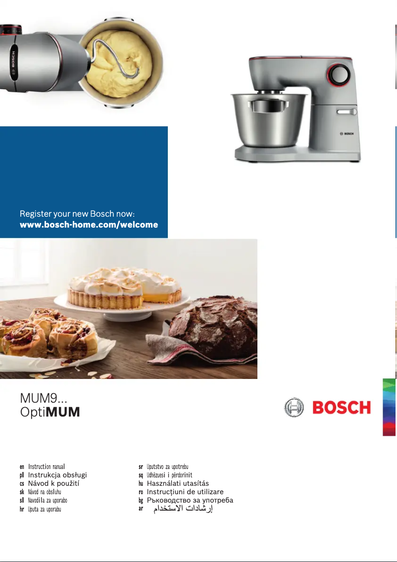 Página 1 del manual Manual de usuario Bosch OptiMUM MUM9B33S12