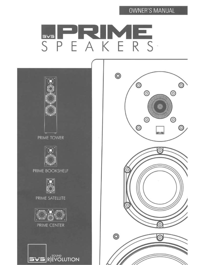 Page 1 de la notice Mode d'emploi SVS Prime Center