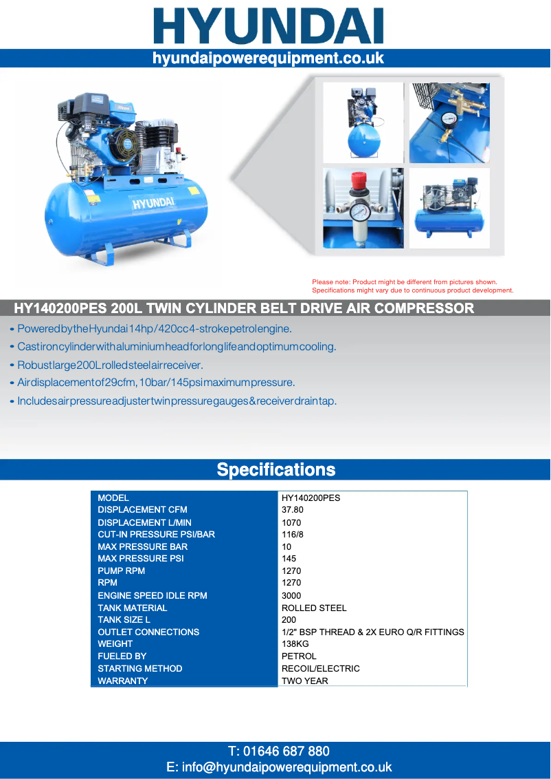 Image de la première page du manuel de l'appareil HY140200PES