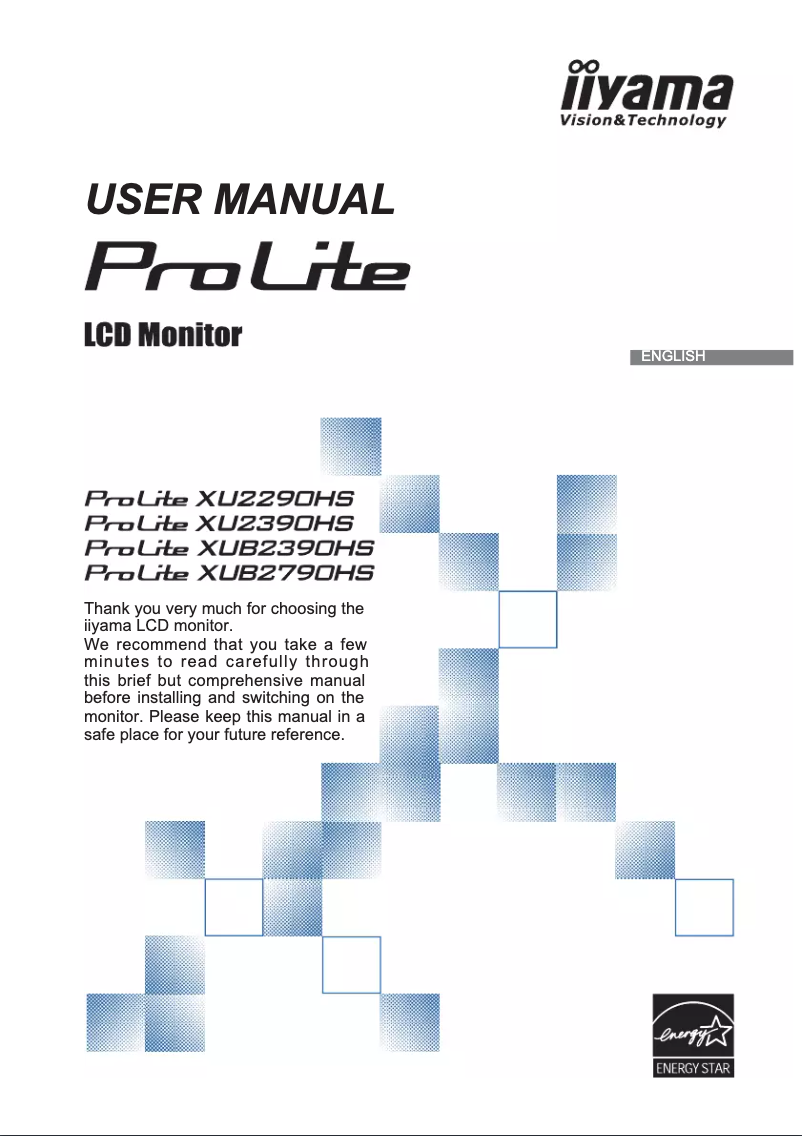 Imagen de la primera página del manual del dispositivo ProLite XUB2790HS