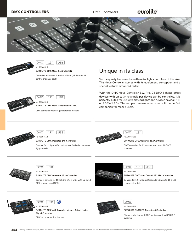 First page image of the manual for DMX AIO