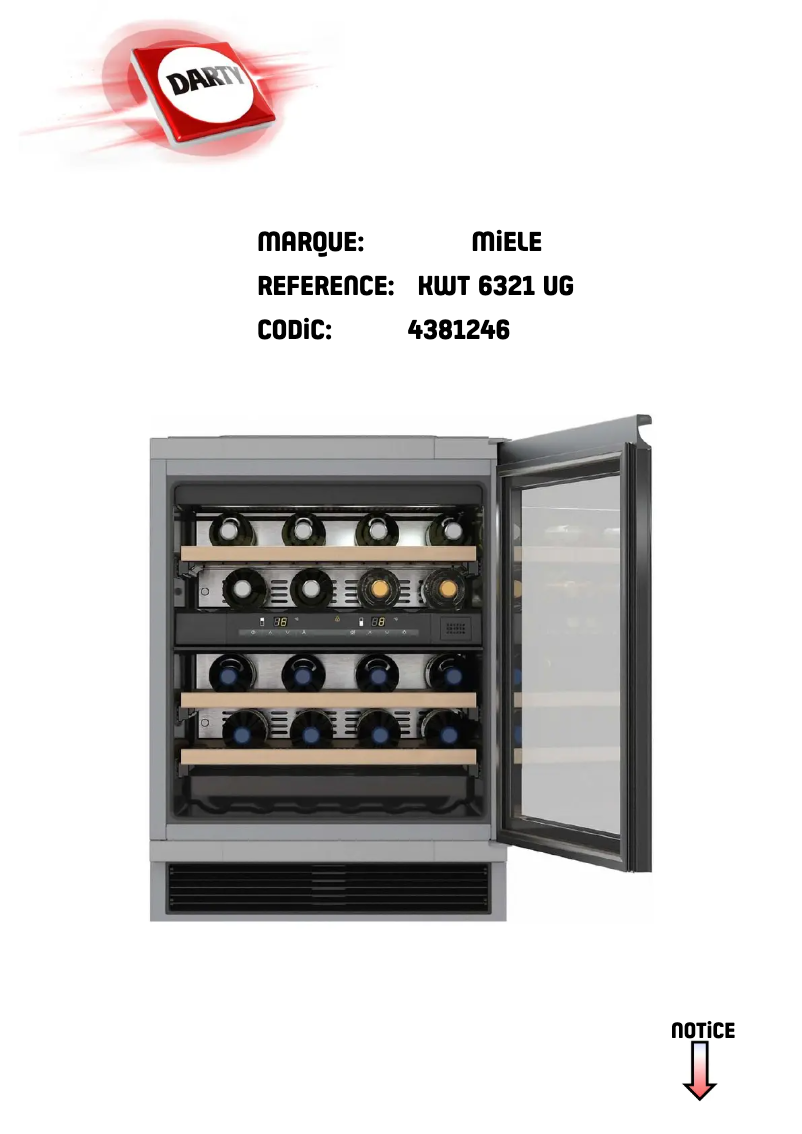 Image de la première page du manuel de l'appareil KWT 6321 UG
