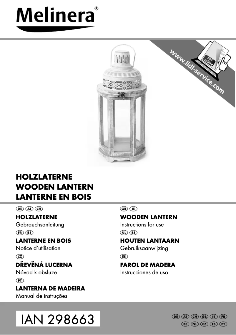 Image de la première page du manuel de l'appareil IAN 298663