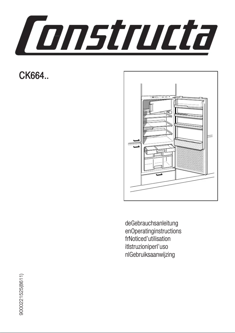 Page n°1 - Manuel utilisateur Constructa CK66441