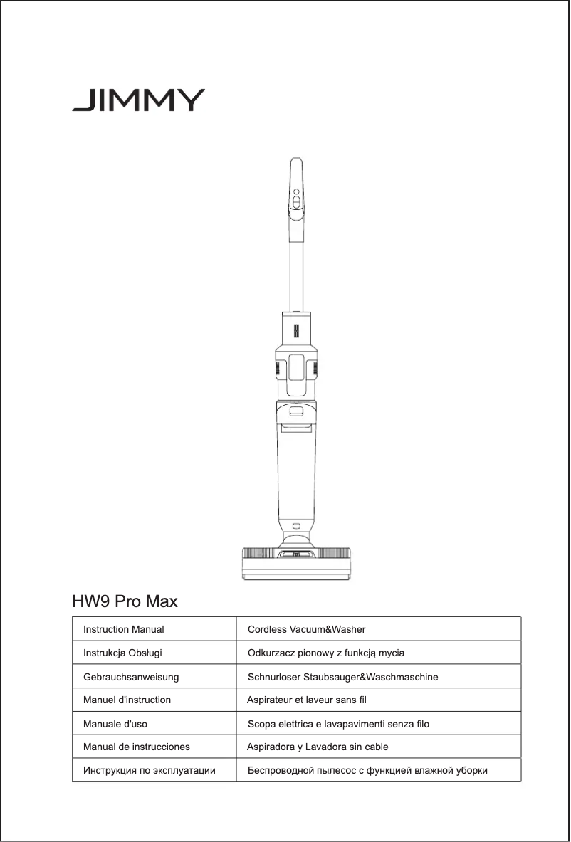 Image de la première page du manuel de l'appareil HW9 Pro Max