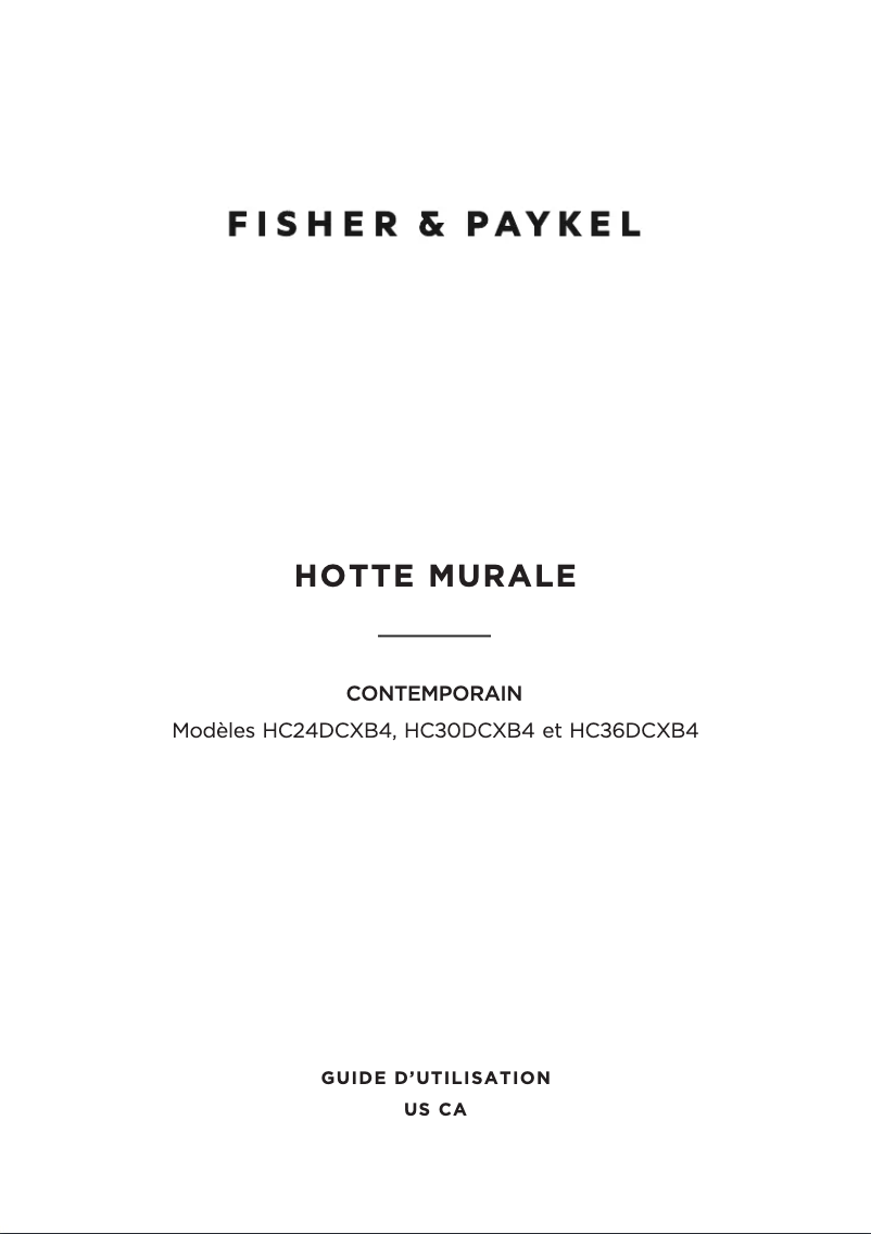 Image de la première page du manuel de l'appareil HC30DCXB4