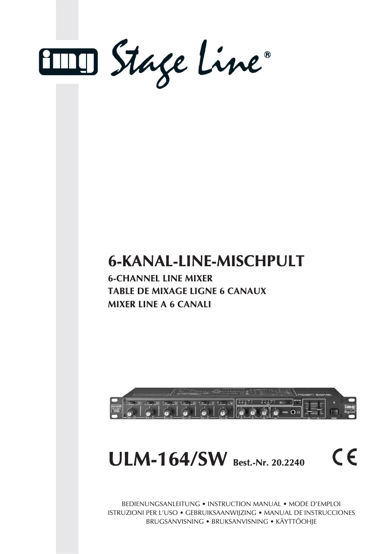 Image de la première page du manuel de l'appareil ULM-164