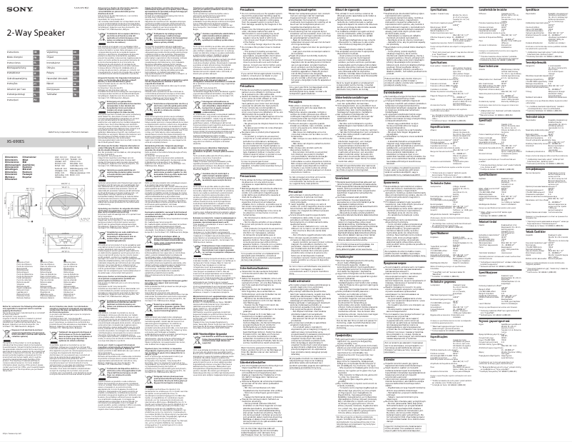 Image de la première page du manuel de l'appareil XS-690ES