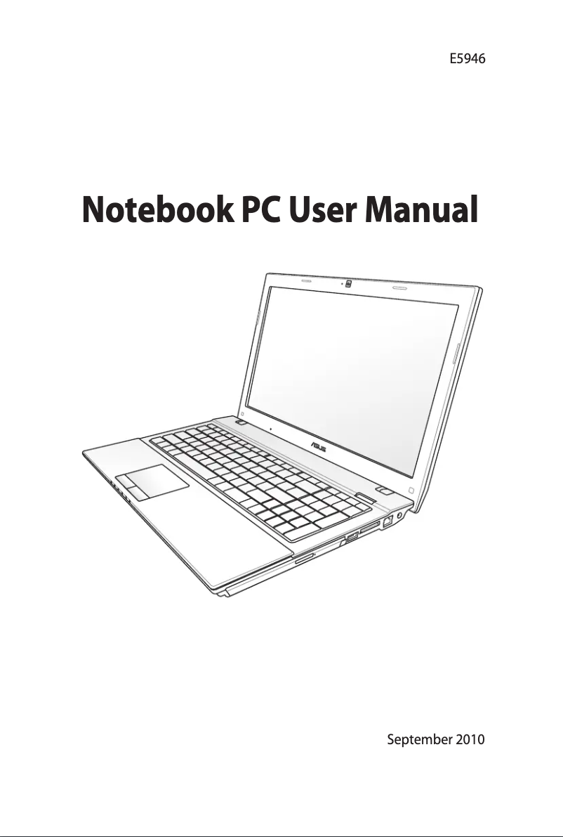 Page 1 de la notice Manuel utilisateur Asus P42F