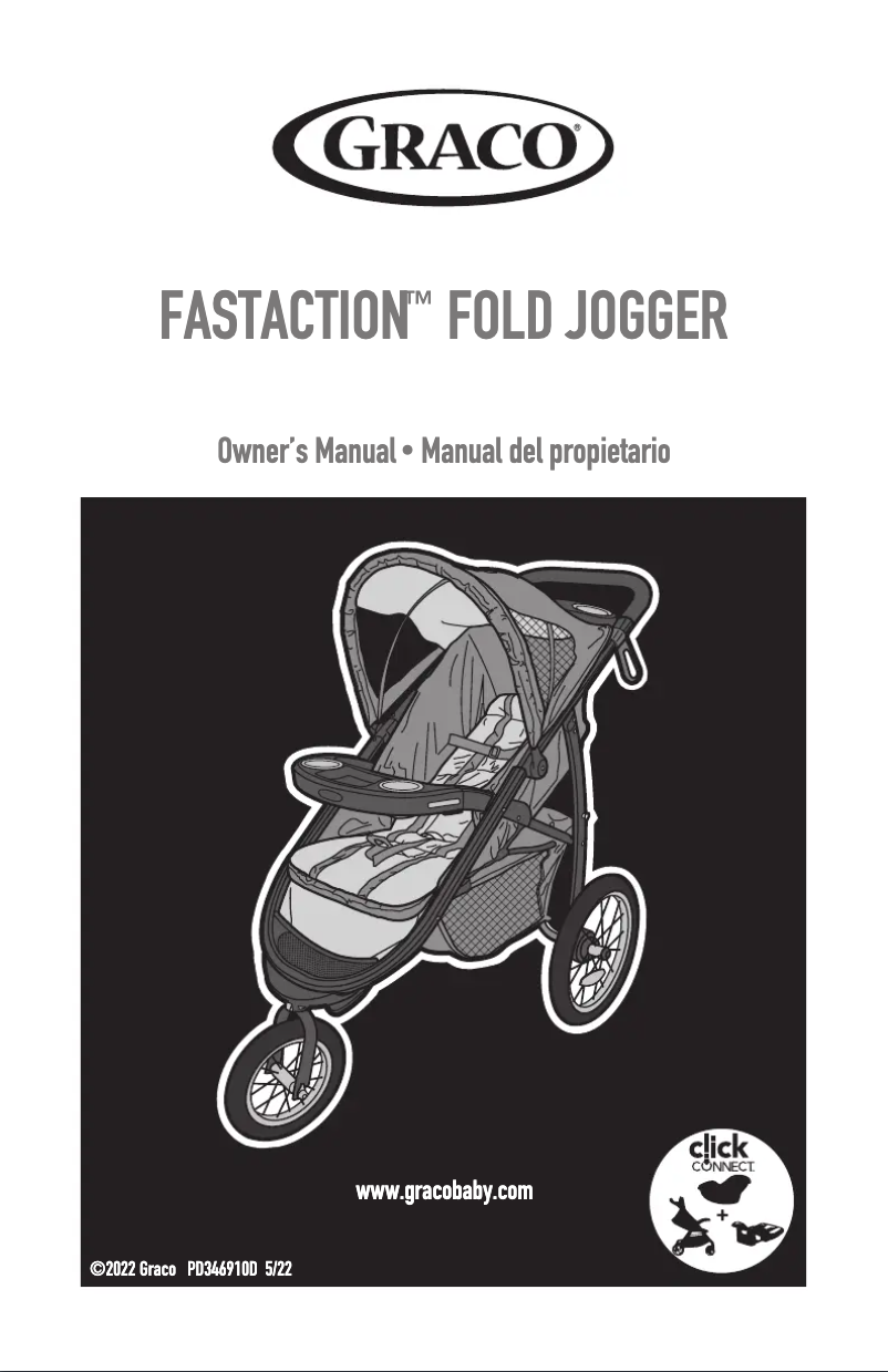 Page 1 of the manual Quick Start Guide Graco FastAction Fold Sport Click Connect