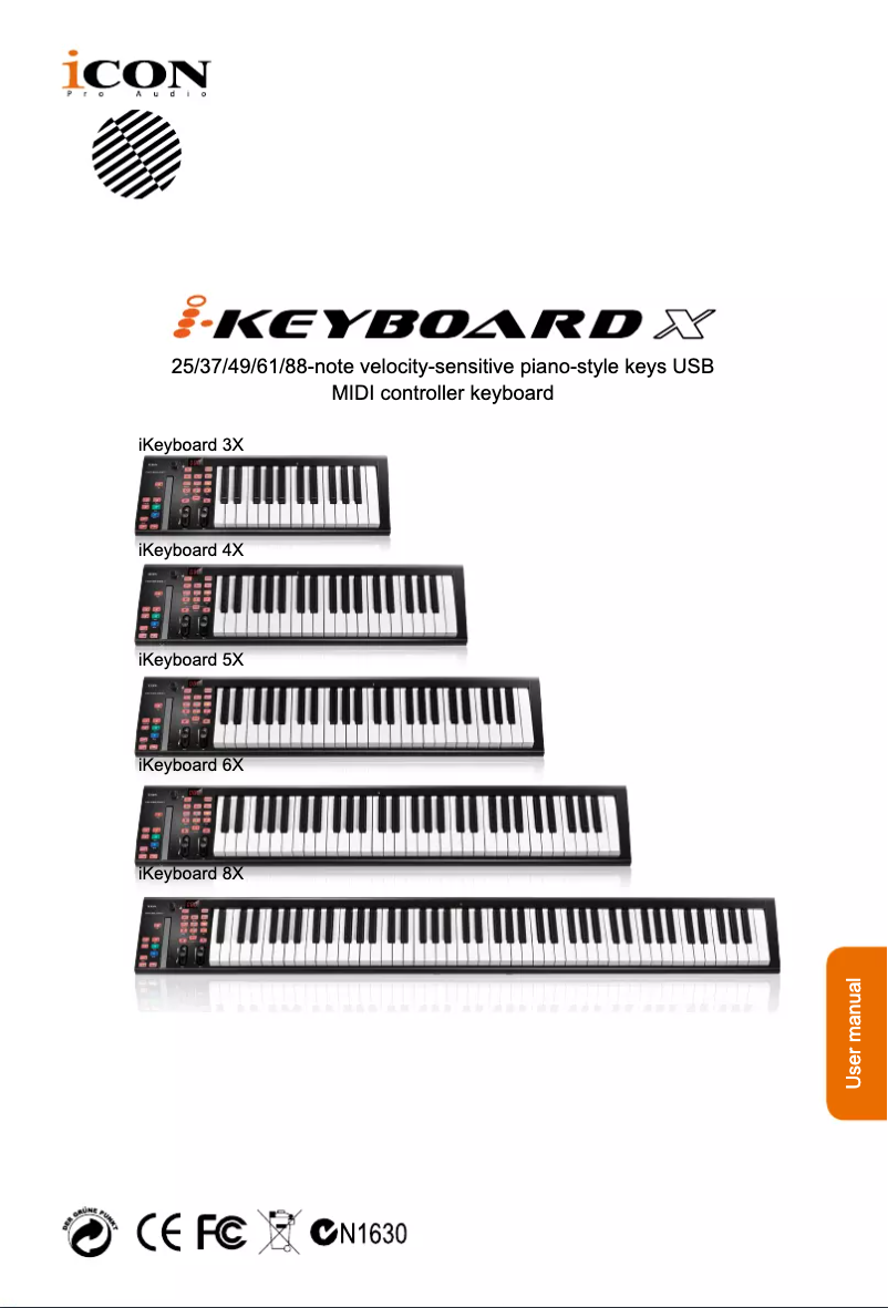 Page n°1 - Manuel utilisateur icon iKeyboard 8X