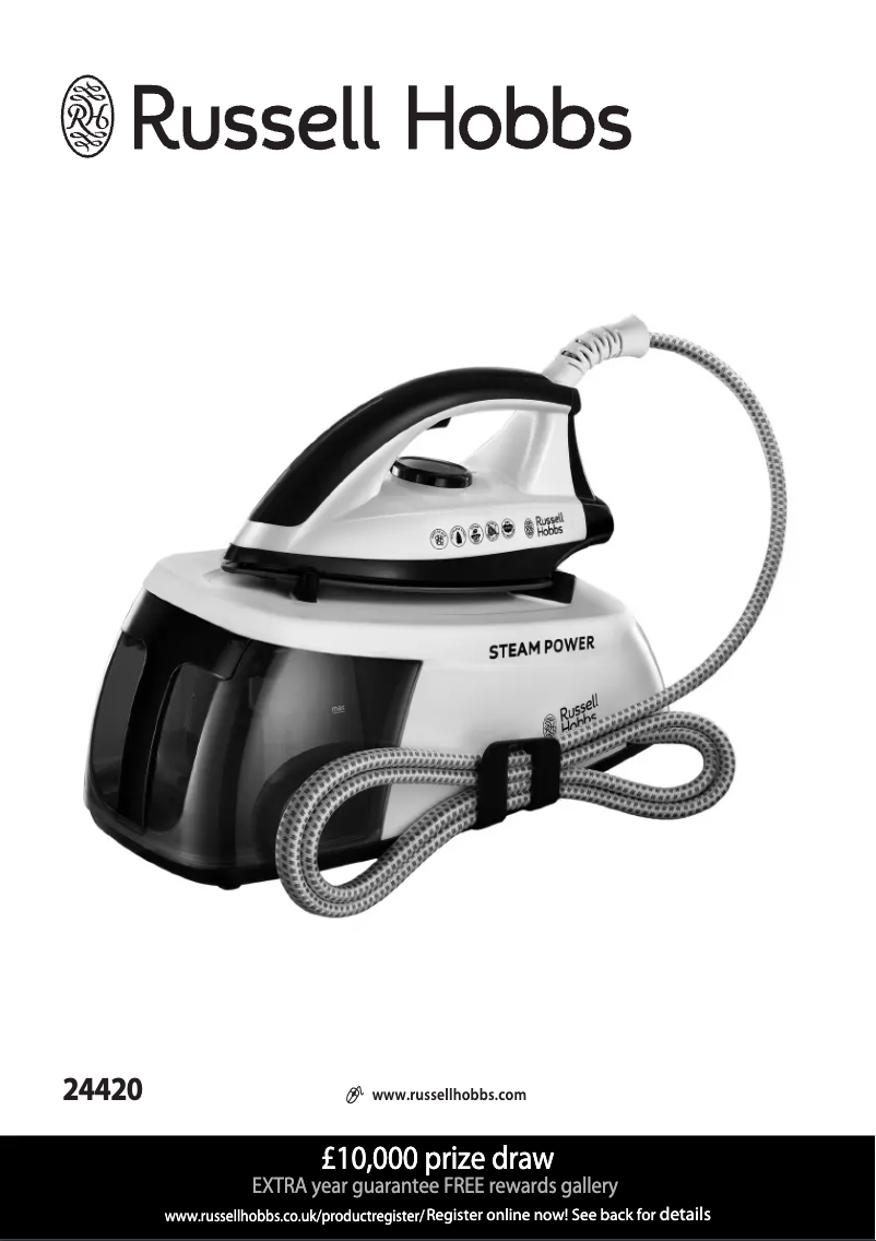 Page 1 de la notice Manuel utilisateur Russell Hobbs SteamPower 24220