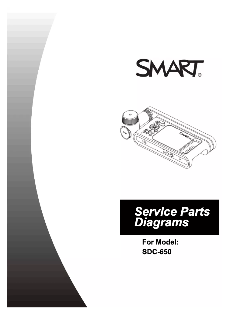 Page 1 de la notice Manuel utilisateur Smart SDC-650