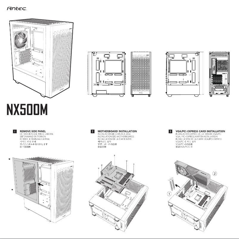 Image de la première page du manuel de l'appareil NX500M