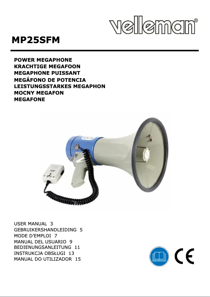 Image de la première page du manuel de l'appareil MP25SFM